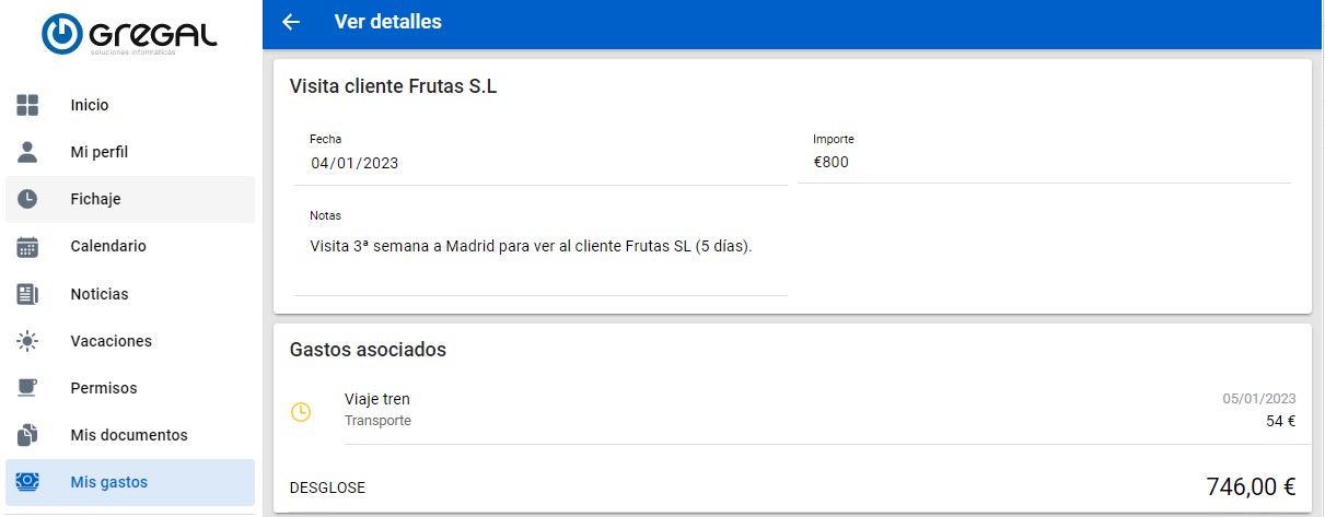 Ver detalle provisión
