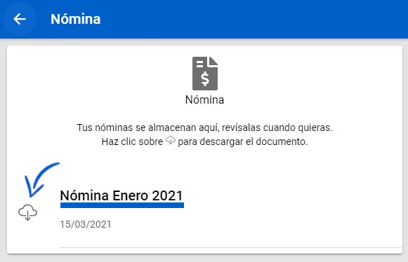 Pantalla Documentos