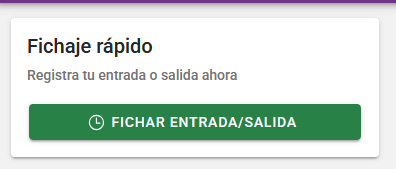 Tarjeta fichaje rápido